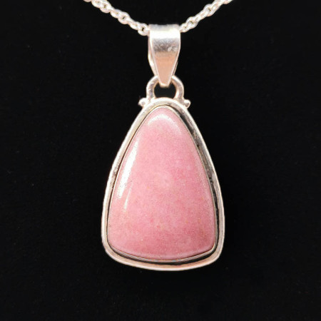 Thulite - Pendentif Serti Argent