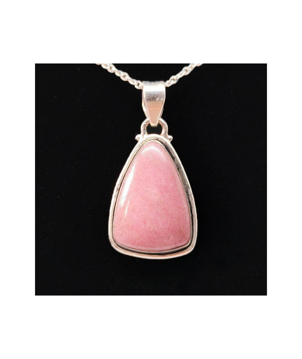 Thulite - Pendentif Serti Argent