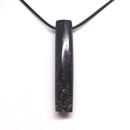 Tourmaline noire - Pendentif pierres percées tubes