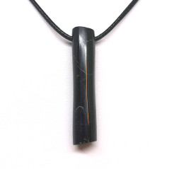 Tourmaline noire - Pendentif pierres percées tubes