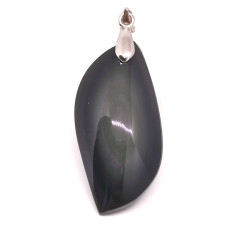 Obsidienne Oeil Celeste (Arc en ciel) - Pendentif Bélière