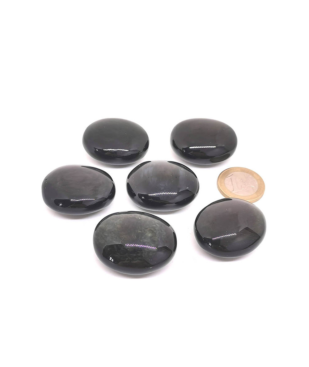 Obsidienne Noire Galet - Pierres & Minéraux de A à Z/Obsidienne