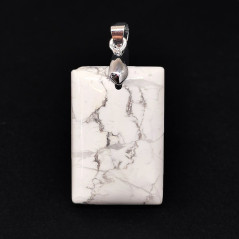 Howlite - Pendentif Bélière - Cabochon