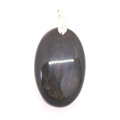 Obsidienne Oeil Céleste d'Afrique - Pendentif Bélière - Cabochon