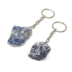 Sodalite - Porte-Clés - Pierre Brute