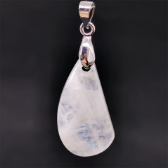 Labradorite Blanche - Pendentif Bélière - Cabochon