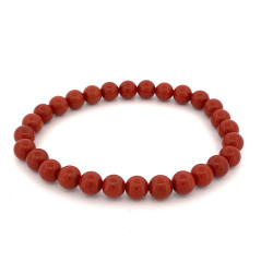 Jaspe Rouge - Bracelet Boules