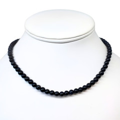 Obsidienne Oeil Céleste - Collier Boules 6 à 8 mm