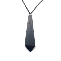 Shungite - Pendentif Pointe Facettée