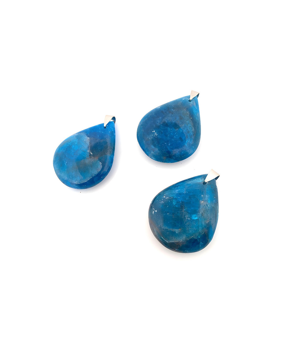 Apatite bleue - Pendentif Goutte