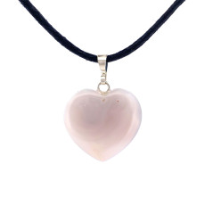 Agate Botswana - Pendentif Coeur