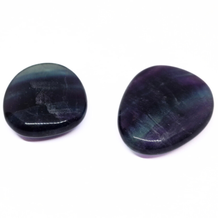 Image de 2 galets en fluorite