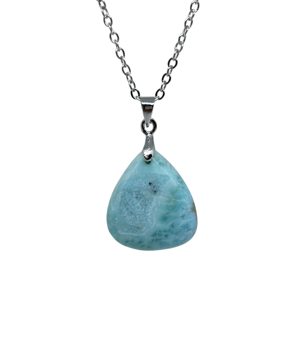 Larimar - Pendentif bélière