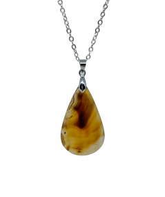 Agate du Montana - Pendentif - bélière