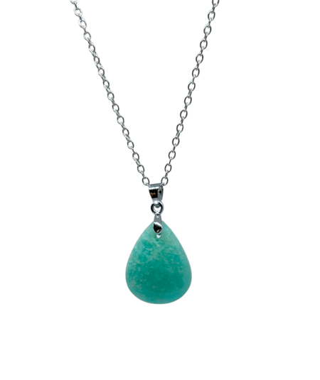 Amazonite - pendentif  bélière