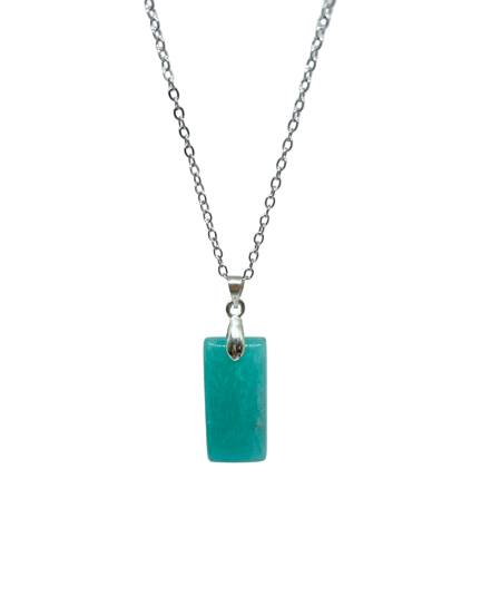 Amazonite - pendentif  bélière