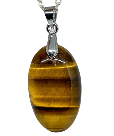 Oeil de Tigre - Pendentif Bélière