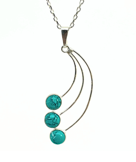 Turquoise du Tibet - Pendentif